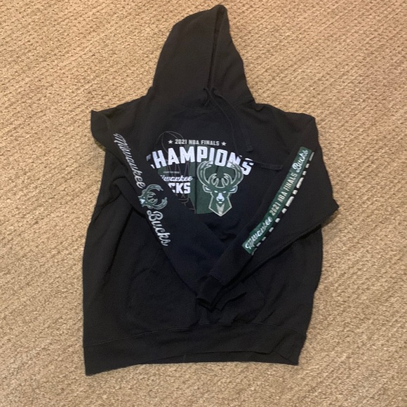 Fanatics 2021 NBA Finals Sweatshirt Bucks XL - Picture 1 of 6